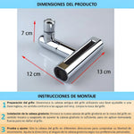 Cabezal Grifo Cocina Giratorio 360