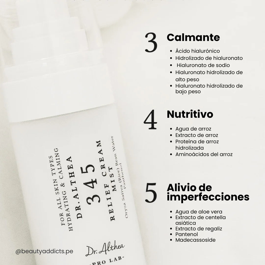 Spray 345 Hidratante Arroz Para Piel