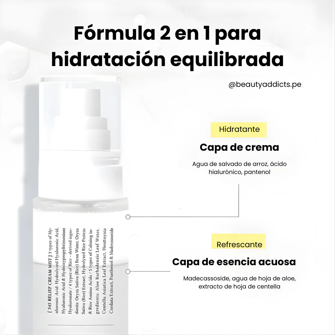 Spray 345 Hidratante Arroz Para Piel