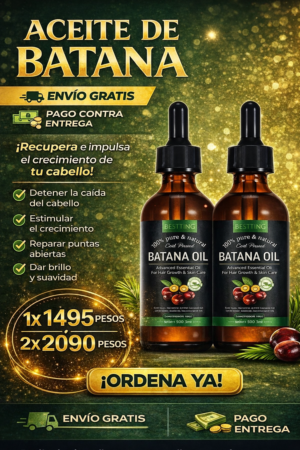 Aceite de Batana Puro