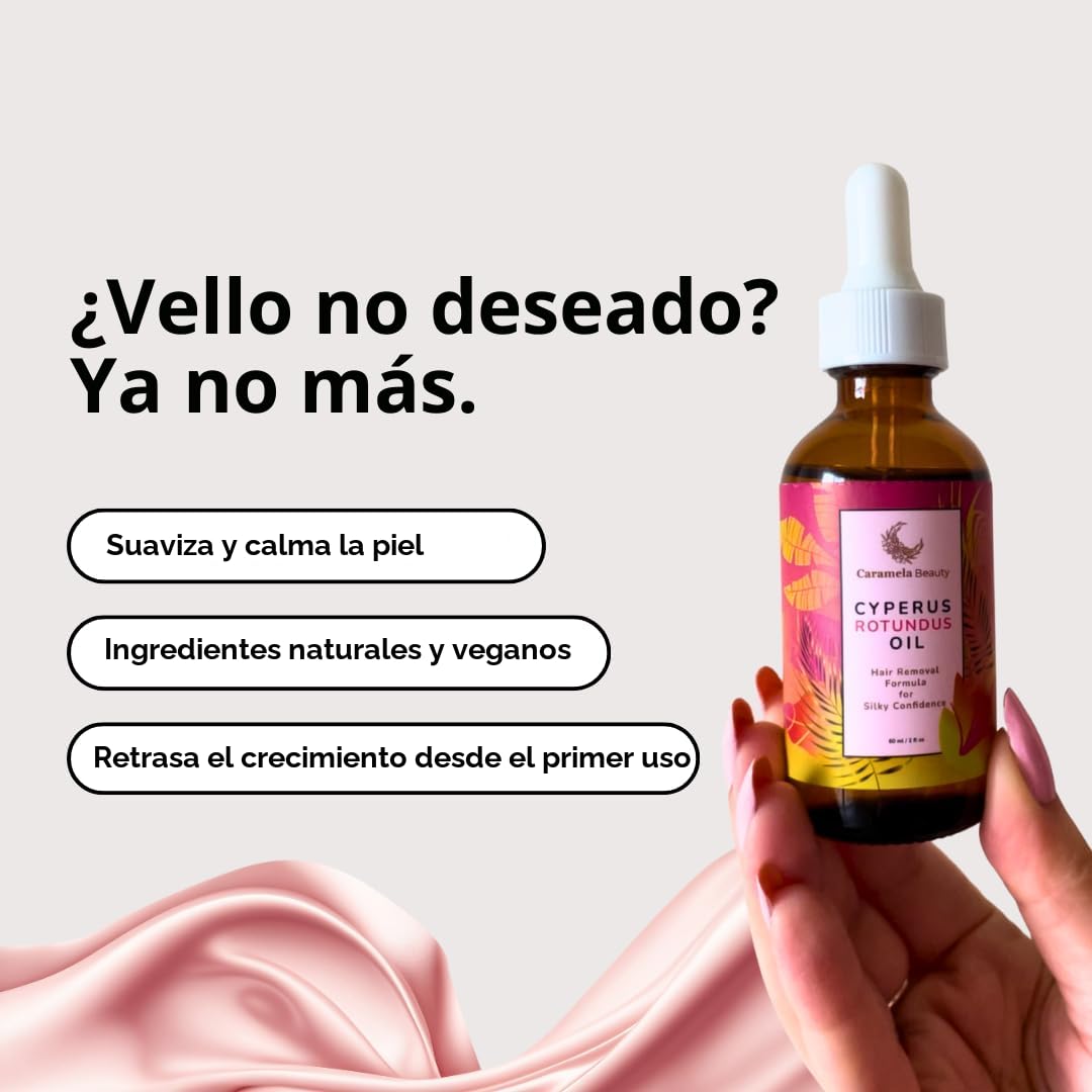 Aceite Cyperus para Reducir Crecimiento del Vello