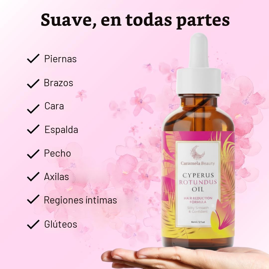 Aceite Cyperus para Reducir Crecimiento del Vello