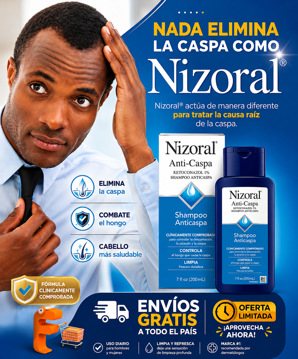 Control Caspa Nizoral Fresh SHAMPOO