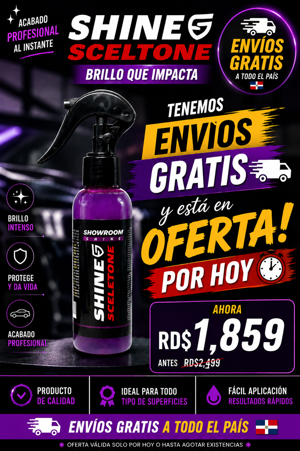 Spray Shine Carros Pro