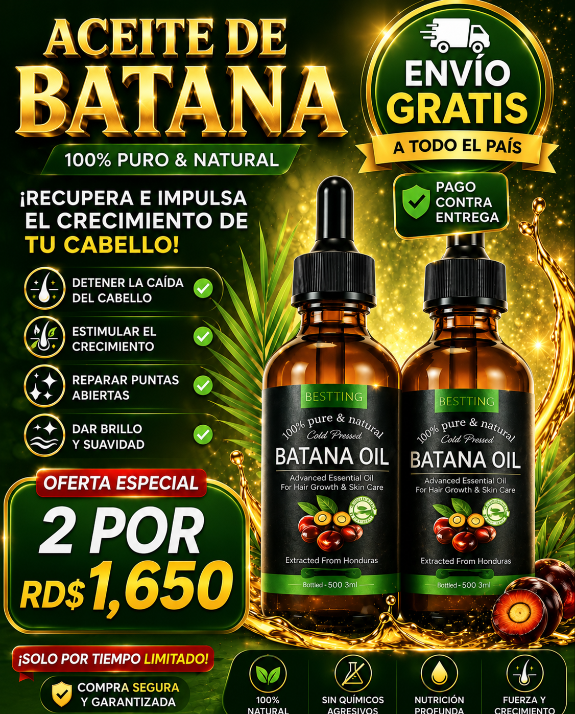 Aceite de Batana Puro