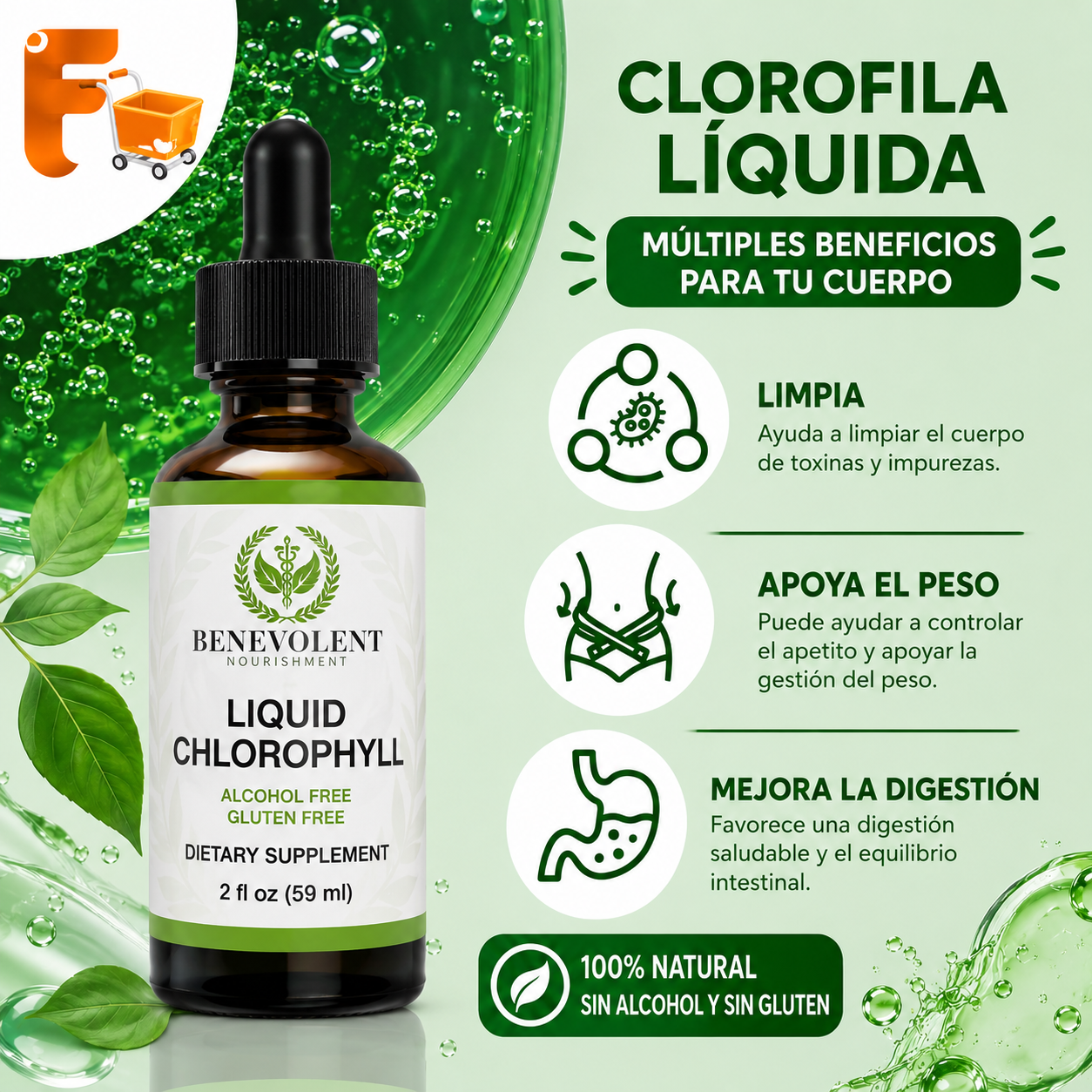Gotas de Clorofila Natural