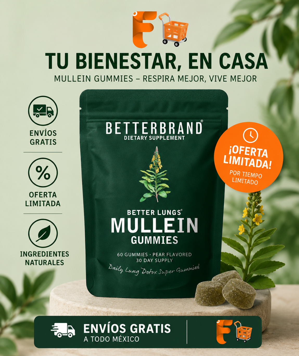 Gomitas RespiraFirme Limpia Pulmones