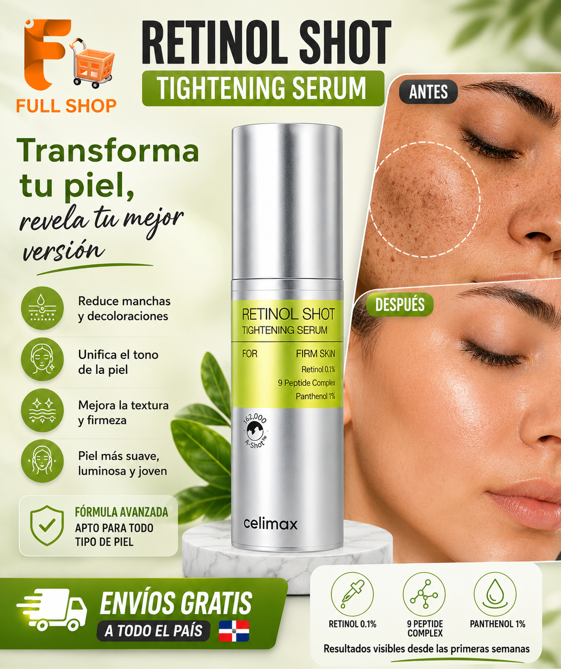 Crema Retinol Vita A Boost