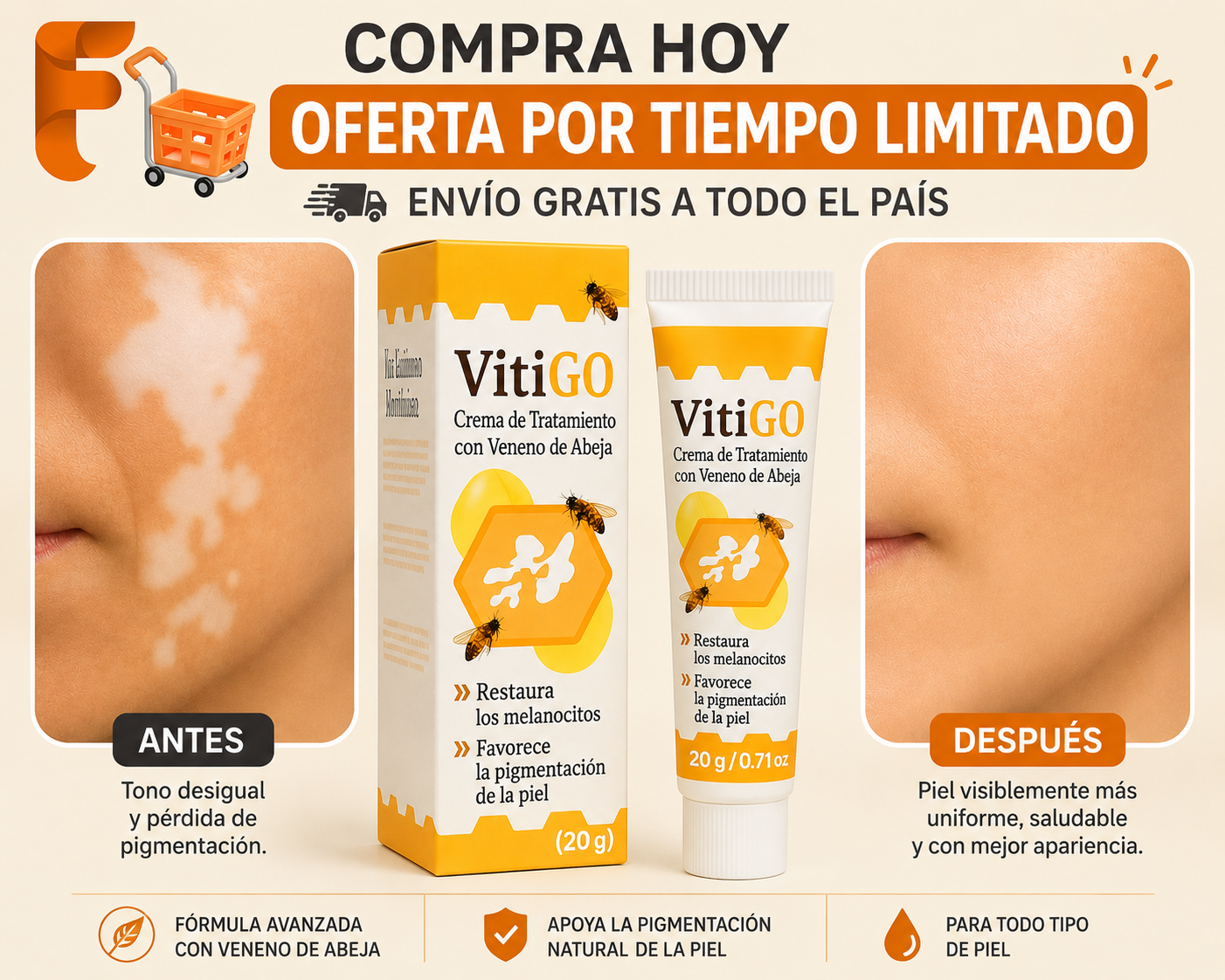 BEE VENOM Restaurador Corrector de Piel