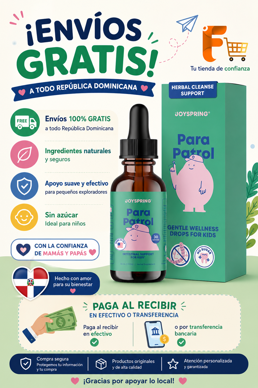 Para Patrol Defensa Intestinal Natural Para Niños