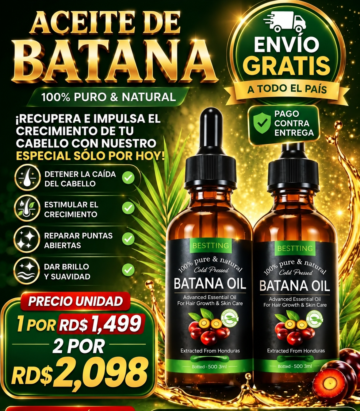 Aceite de Batana Puro