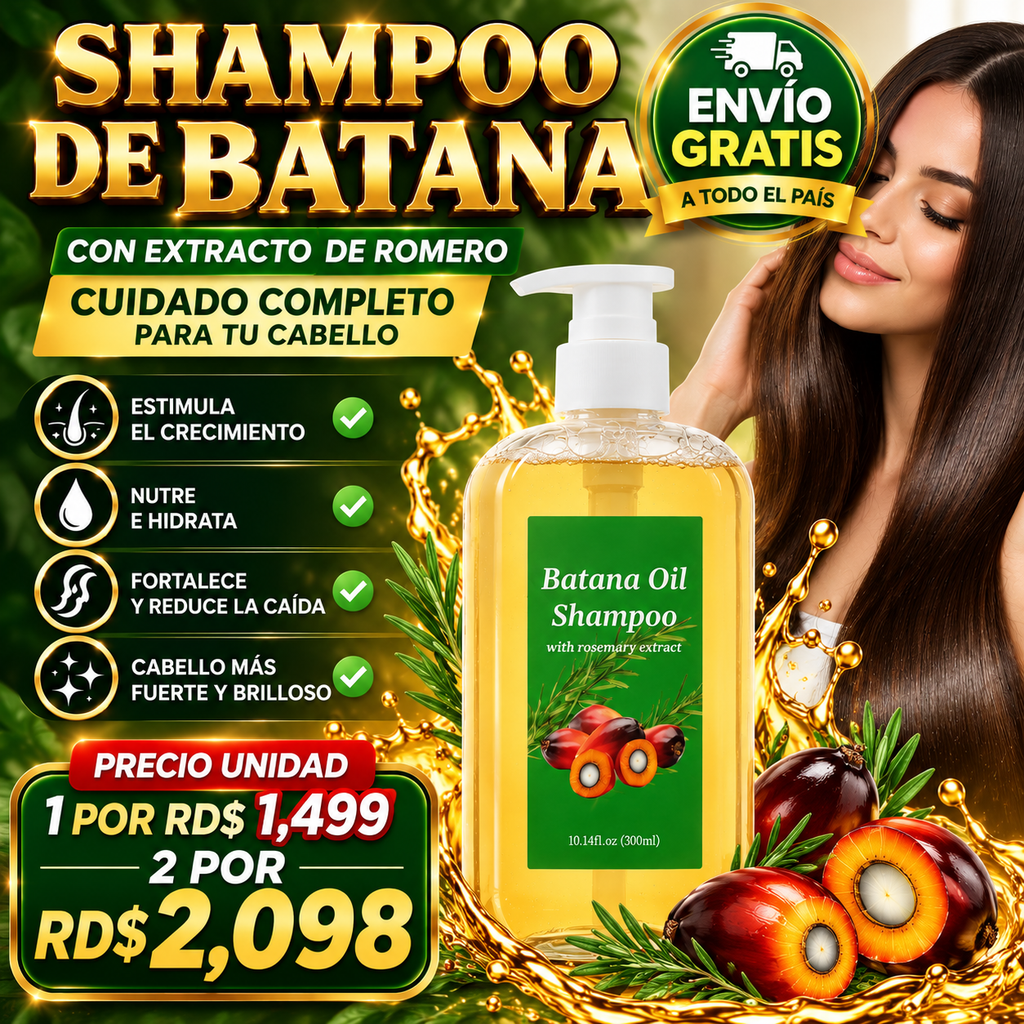 Shampoo Batana Oil Crecimiento Fuerte