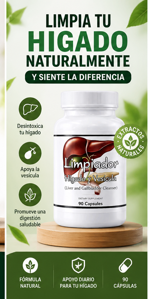 Capsulas Limpiador Hígado y Vesícula