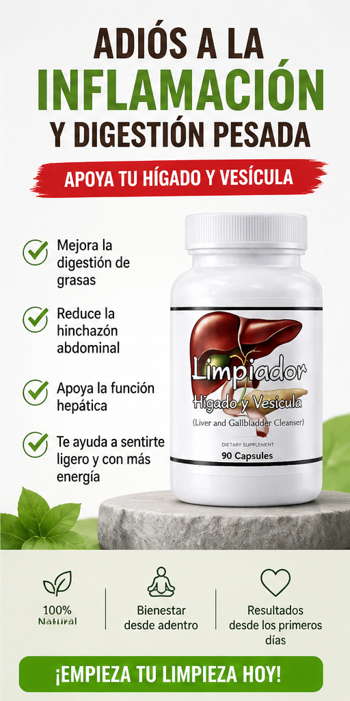 Capsulas Limpiador Hígado y Vesícula