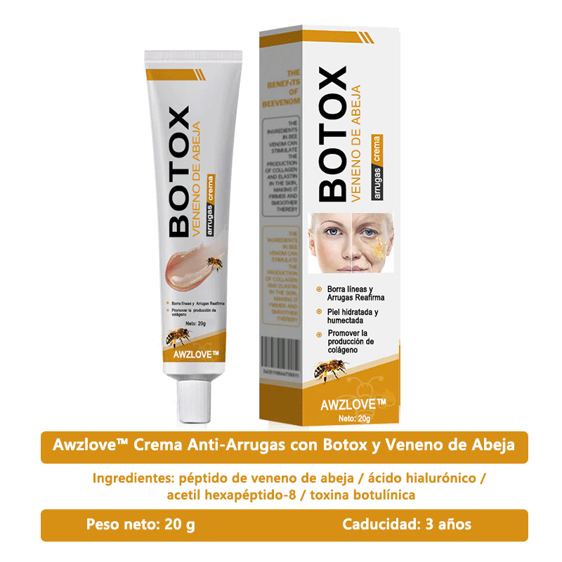 CREMA DE BOTOX VENENO DE ABEJA