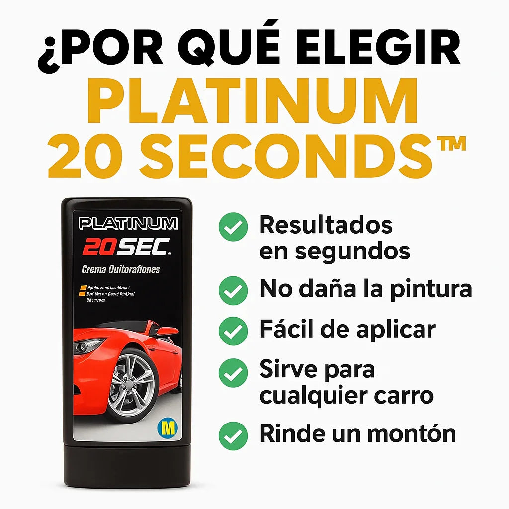 Platinum 20 Segundos Esmeril