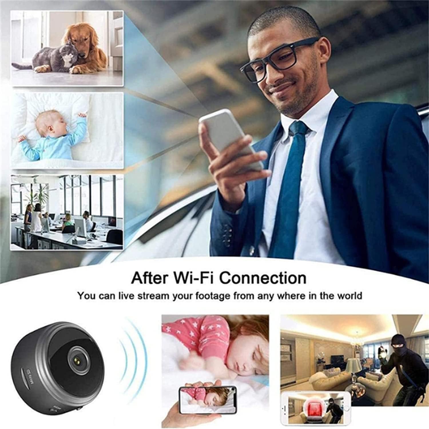 Mini Cámara de Seguridad Inteligente