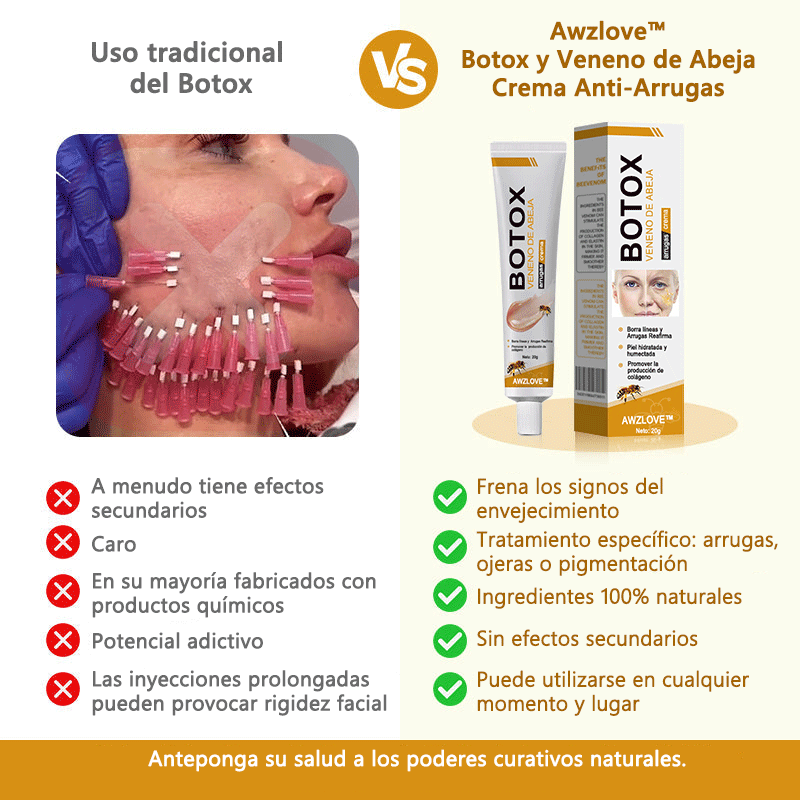 CREMA DE BOTOX VENENO DE ABEJA