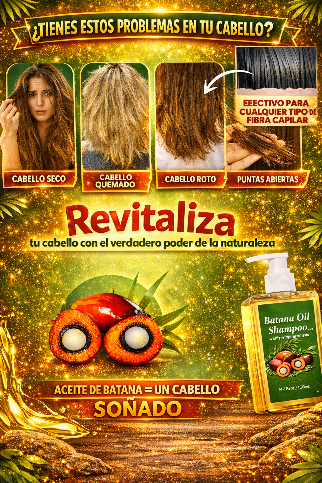 Shampoo Batana Oil Crecimiento Fuerte