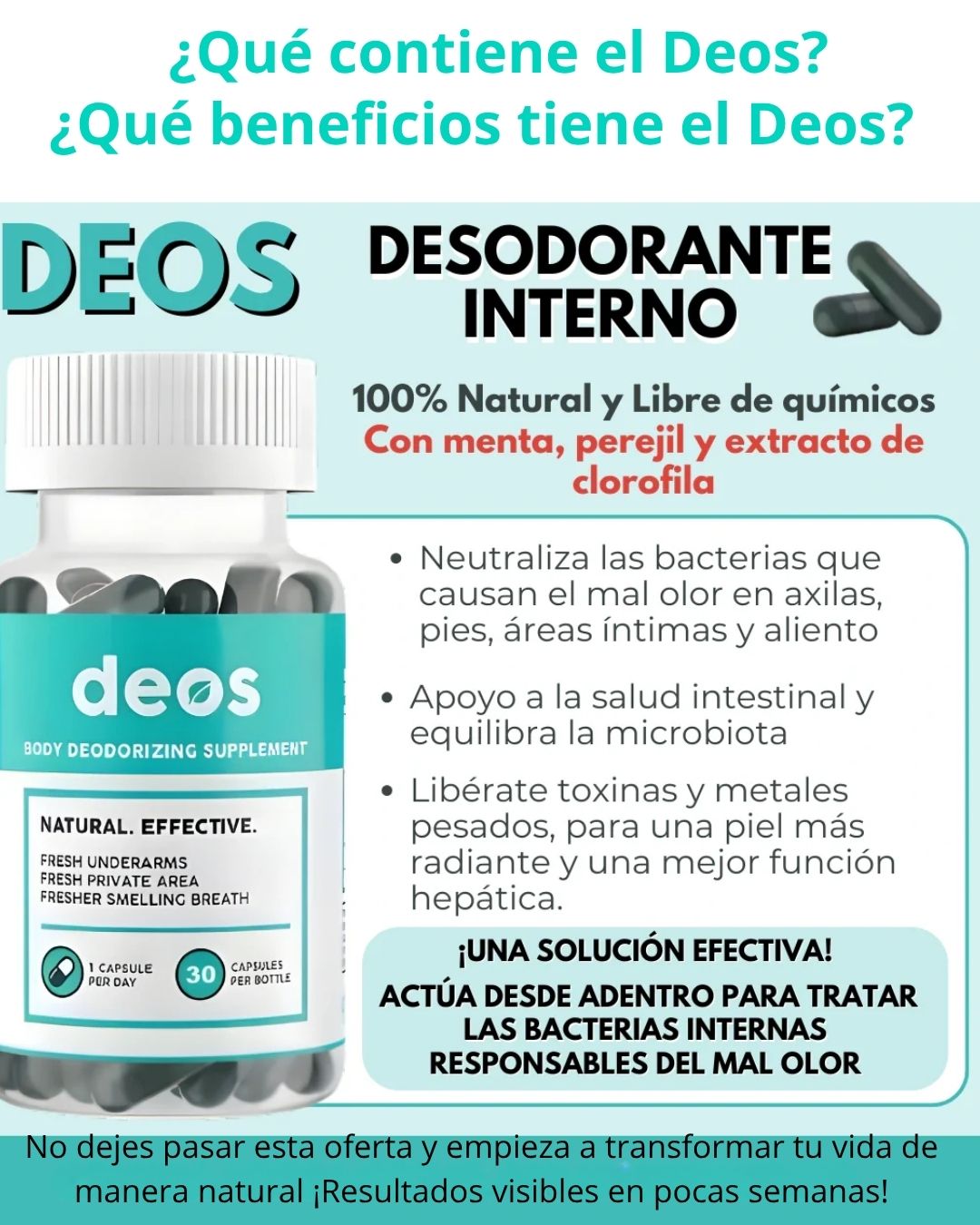 Deos Desodorante Corporal para los malos olores