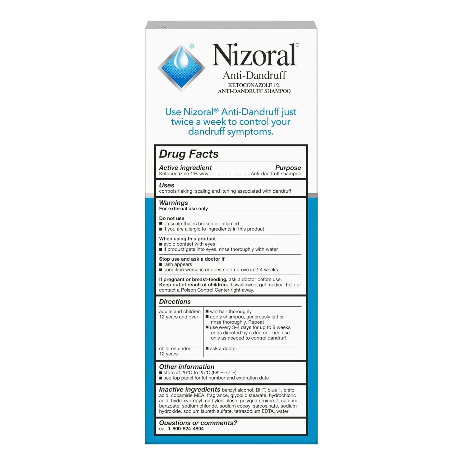 Control Caspa Nizoral Fresh SHAMPOO